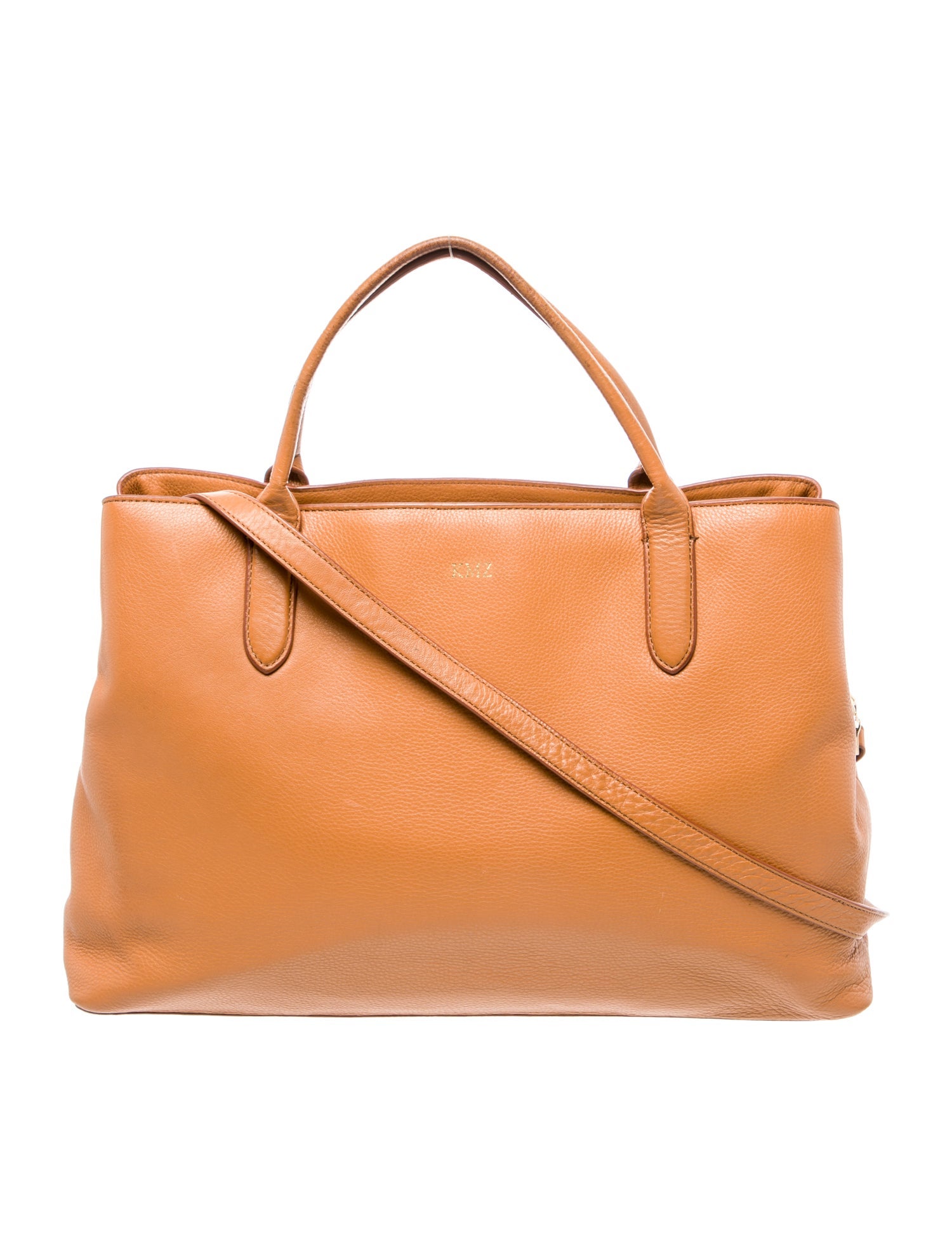 Mark and Graham Leather Top Handle Bag