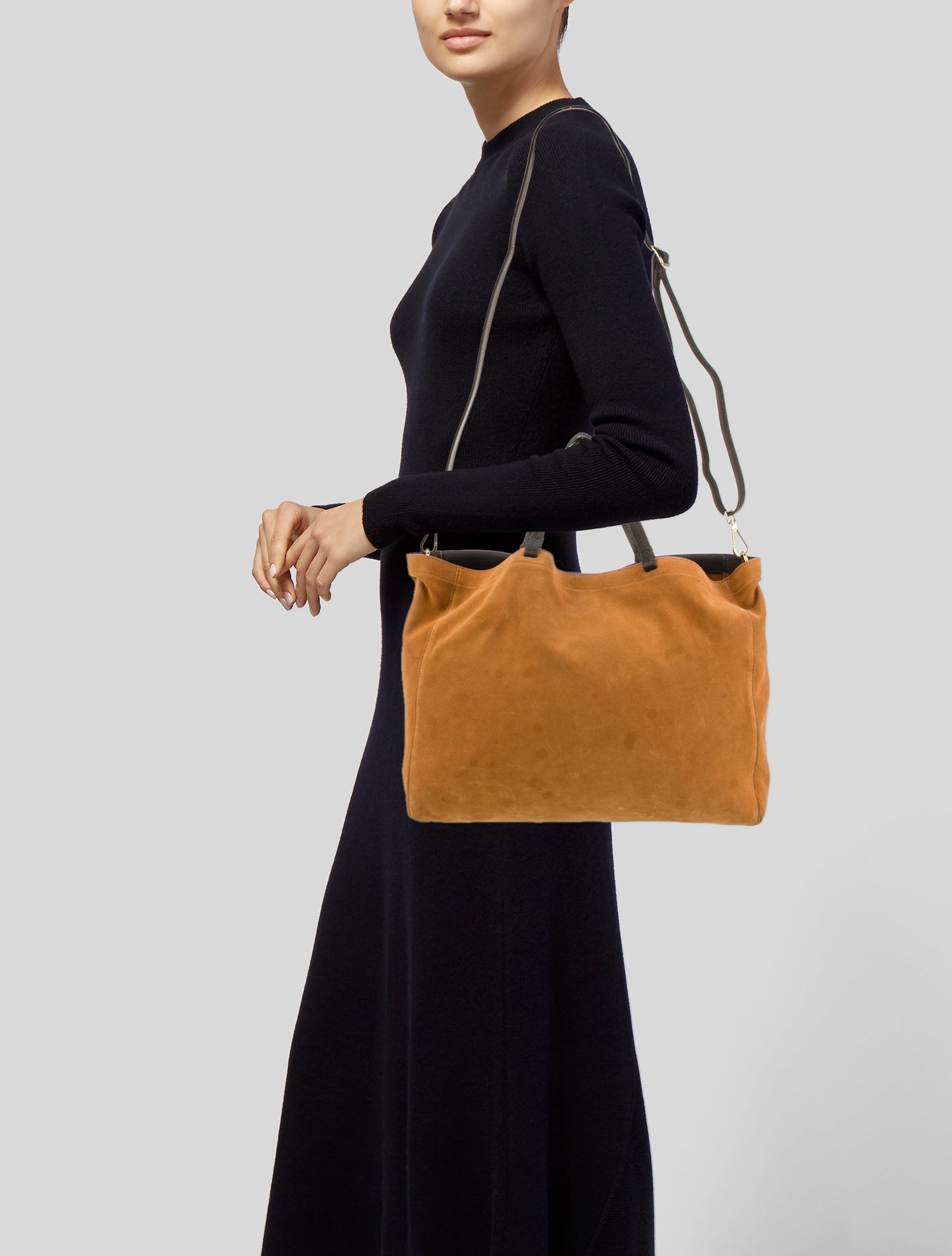 Mark and Graham Suede Shoulder Bag