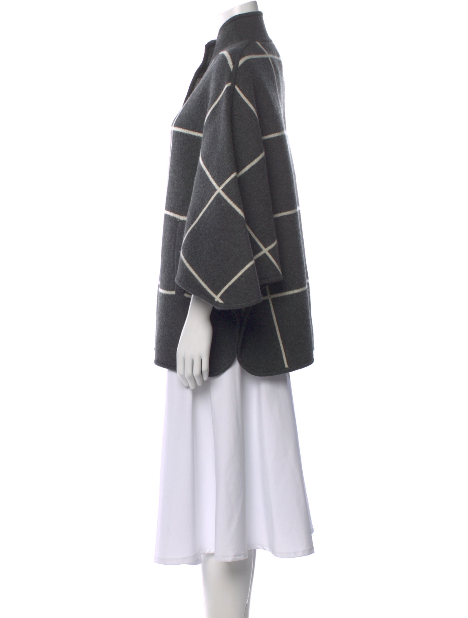 Mark and Graham Lambswool Plaid Print Sweater