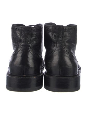 Antonio Maurizi Leather Lace-Up Boots