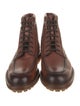 Antonio Maurizi Leather Combat Boots