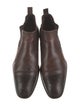 Antonio Maurizi Leather Lasercut Accents Chelsea Boots
