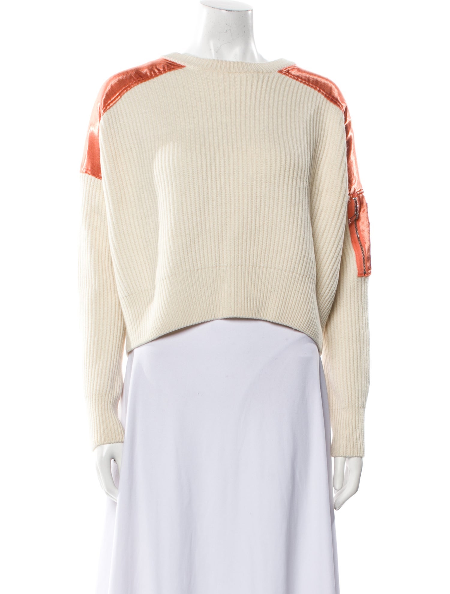 Maje x Schott Wool Striped Sweater