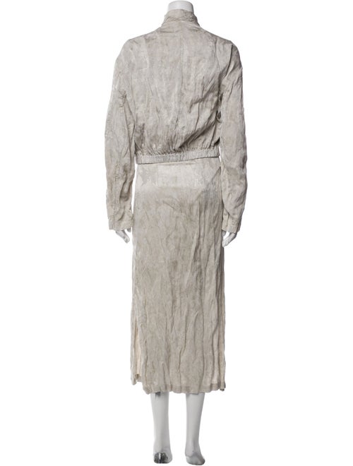 Masnada Linen Ruffle Embellishment Pant Set