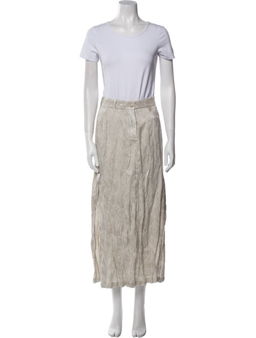 Masnada Linen Ruffle Embellishment Pant Set