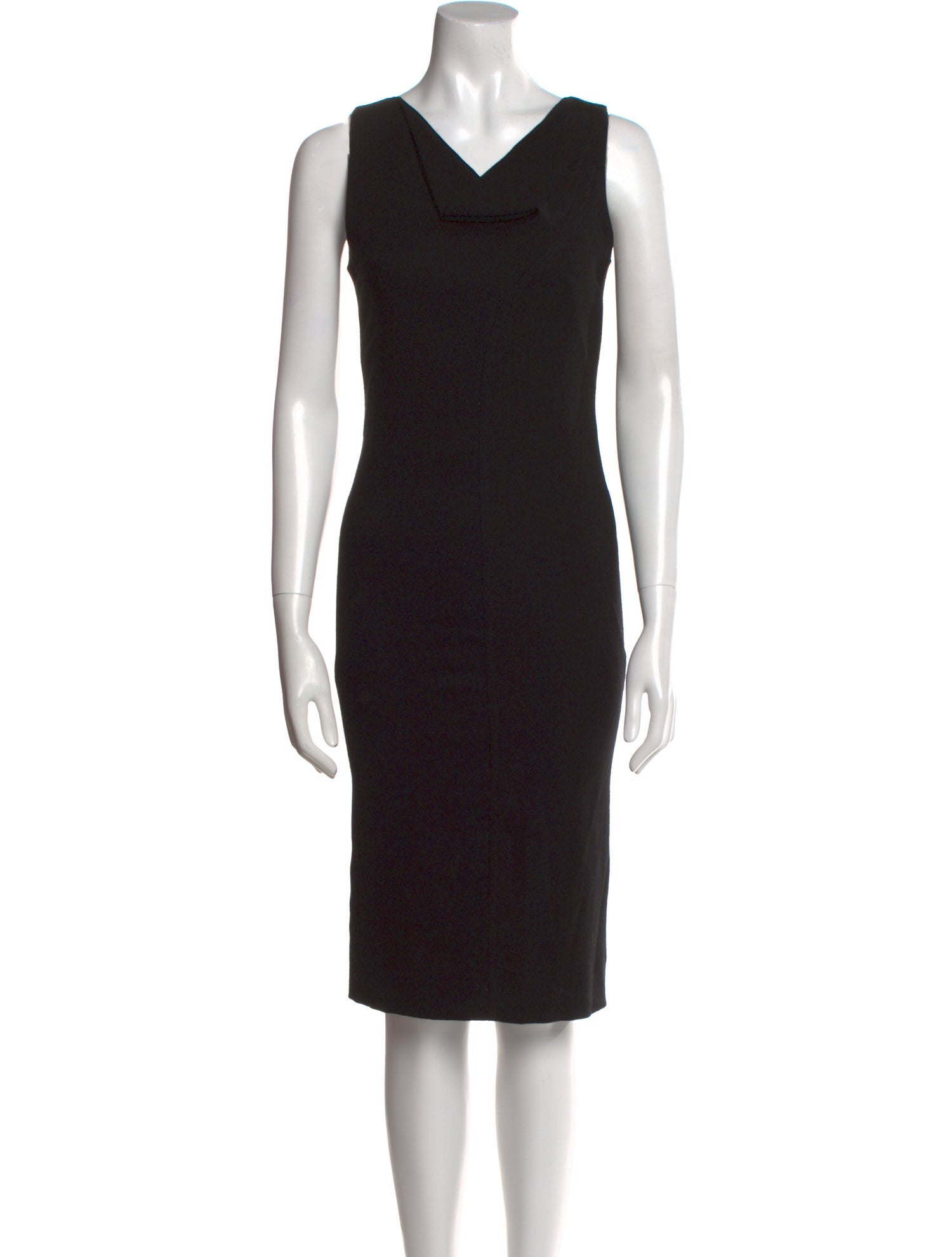 Masnada Virgin Wool Knee-Length Dress