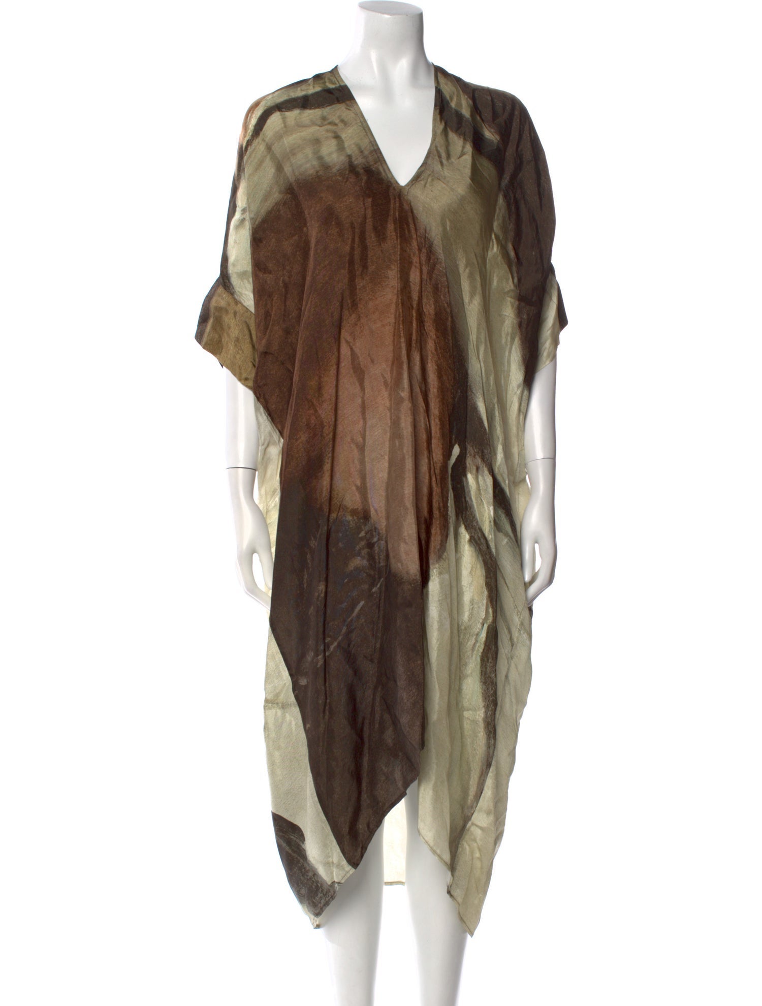 Masnada Printed Long Dress