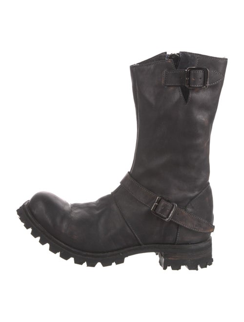 Masnada Leather Moto Boots