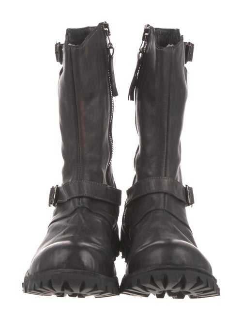 Masnada Leather Moto Boots