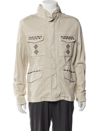 Mason's Graphic Print Utility Jacket