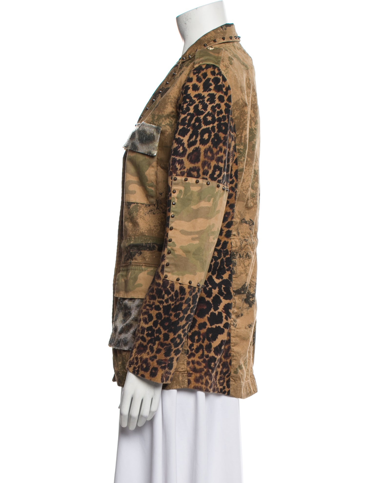 Mason's Vintage Animal Print Utility Jacket w/ Tags
