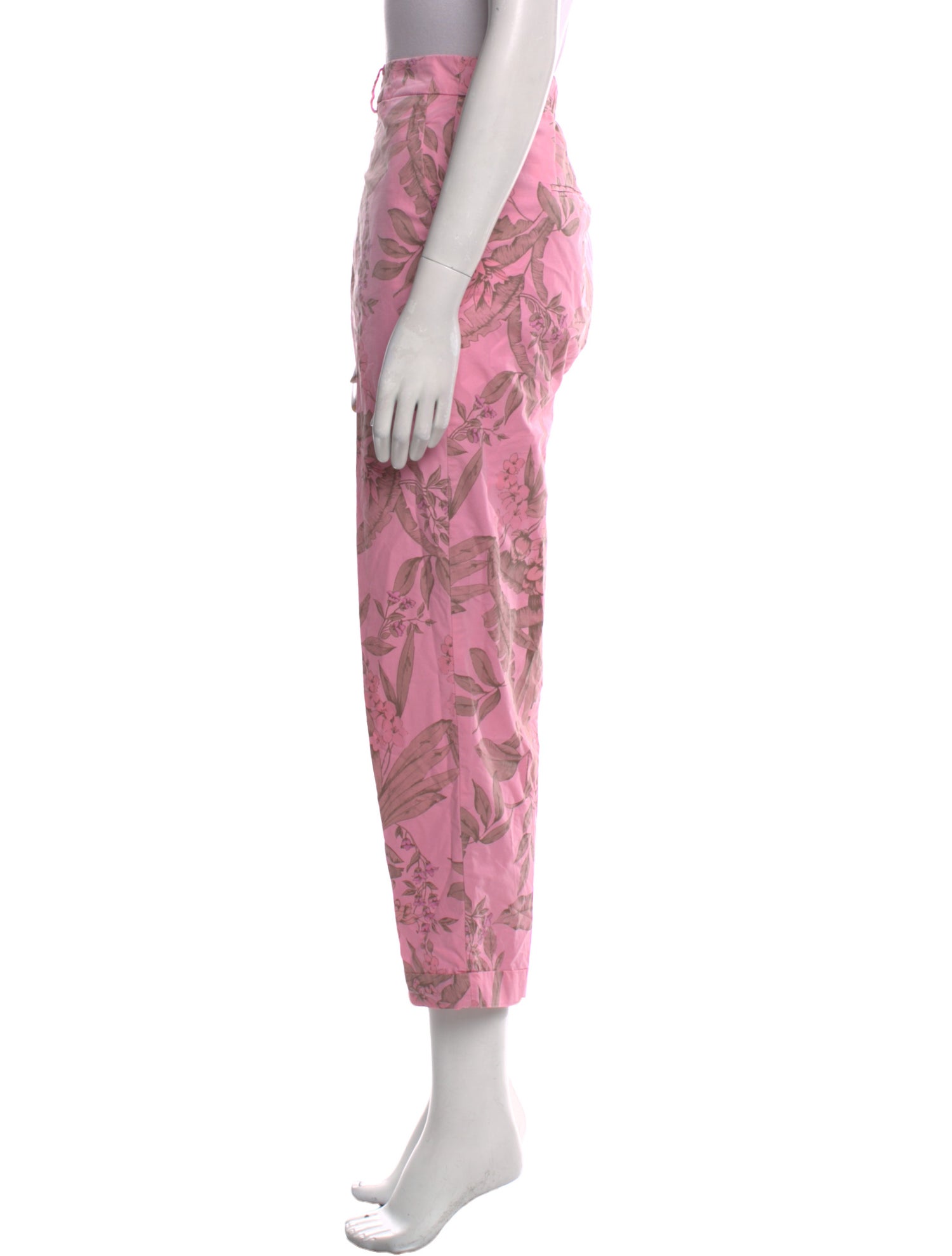 Mason's Floral Print Straight Leg Pants