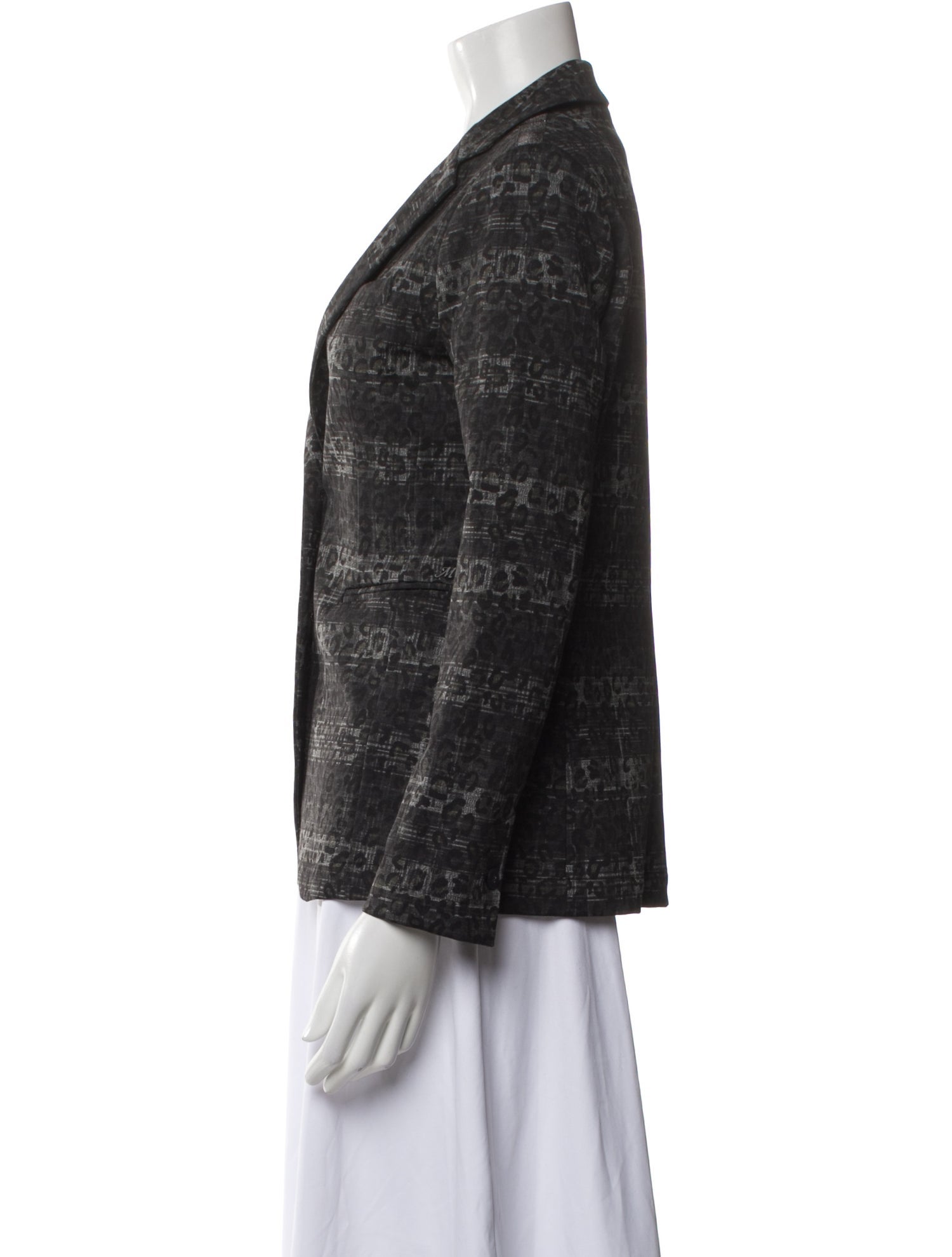 Mason's Plaid Print Blazer