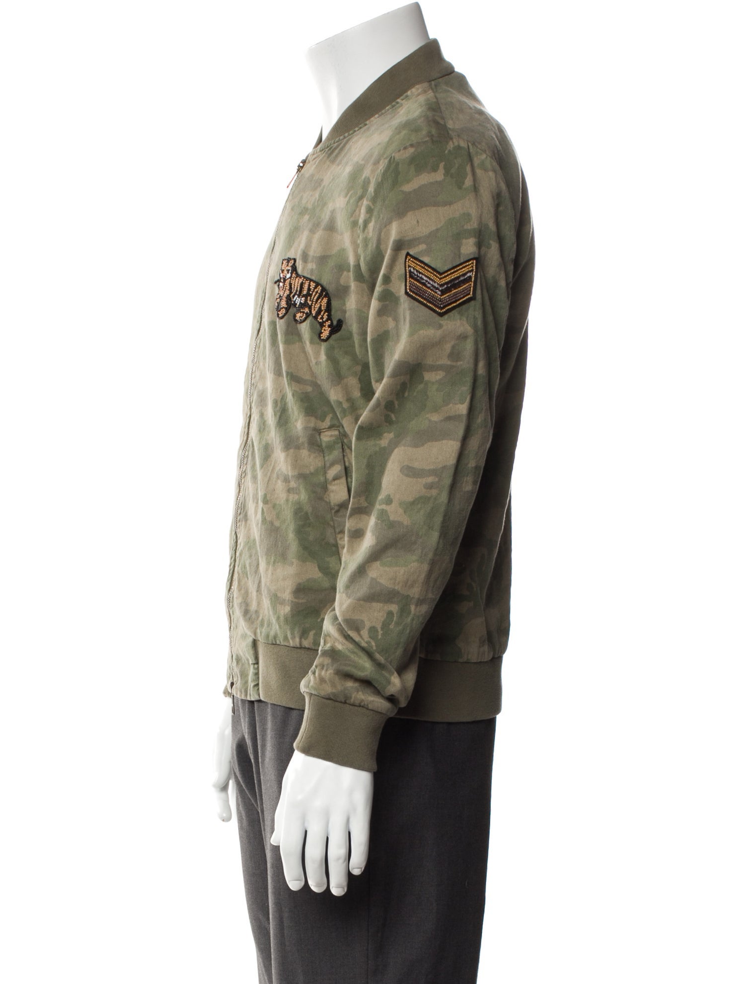 Mason's Camouflage Print Jacket