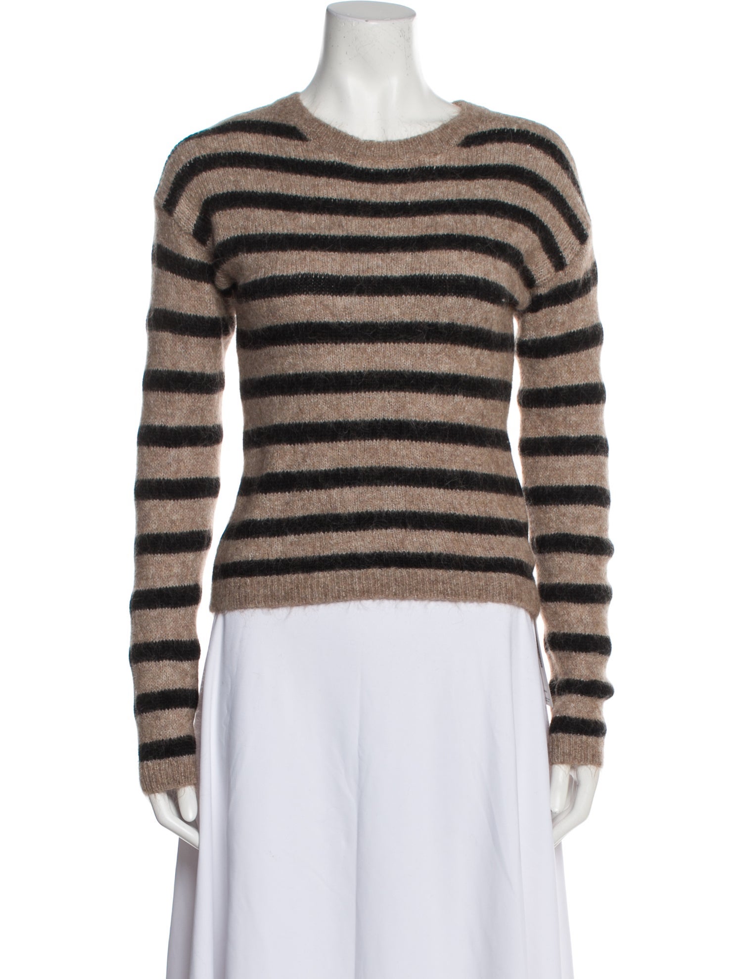 Massimo Listri Striped Crew Neck Sweater