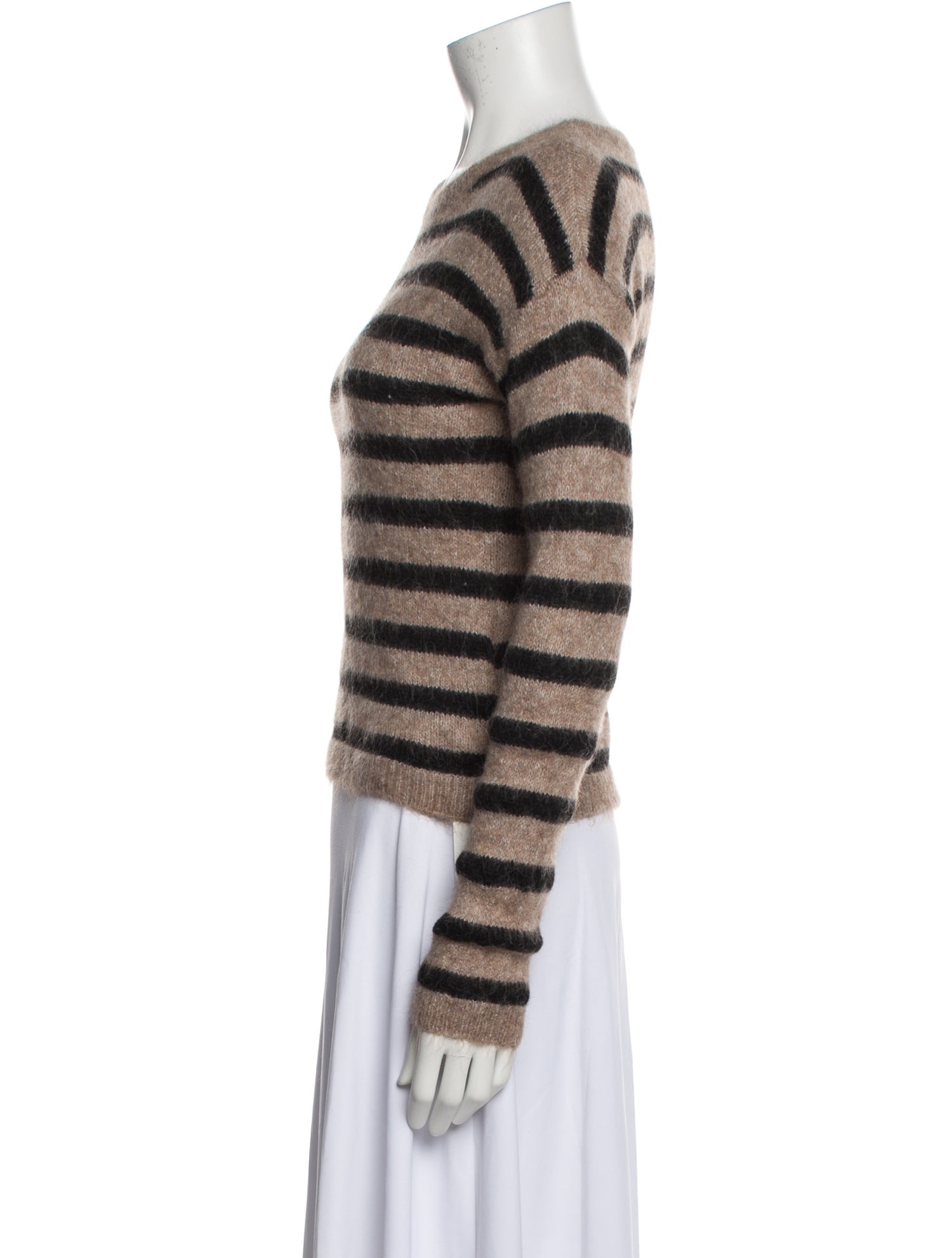 Massimo Listri Striped Crew Neck Sweater