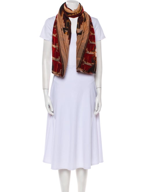 Massimo Listri Virgin Wool Printed Scarf