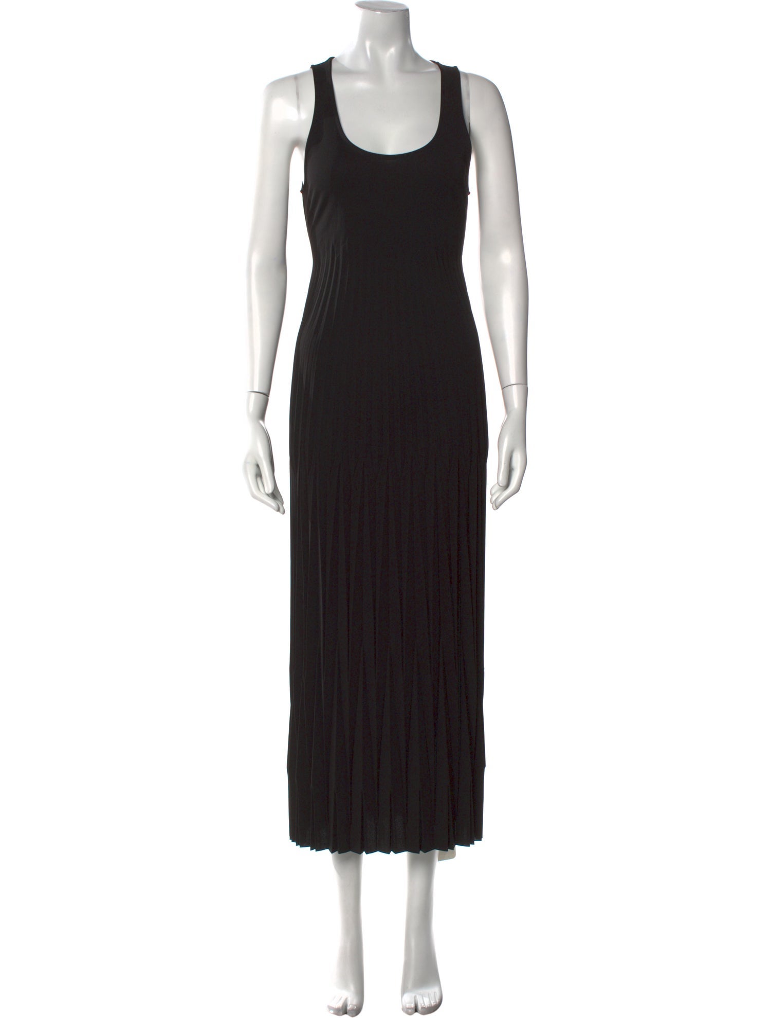 Massimo Listri Scoop Neck Long Dress