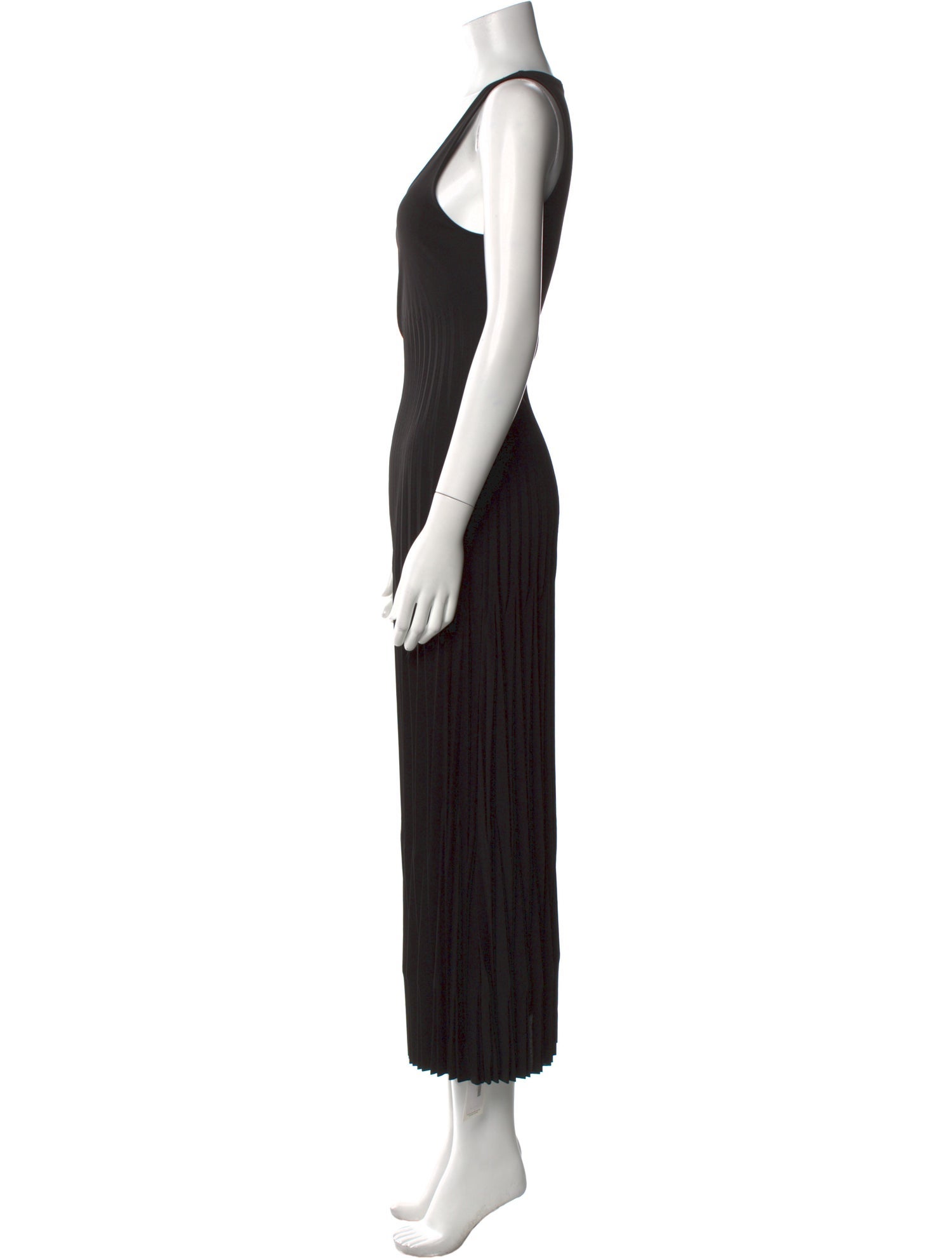 Massimo Listri Scoop Neck Long Dress