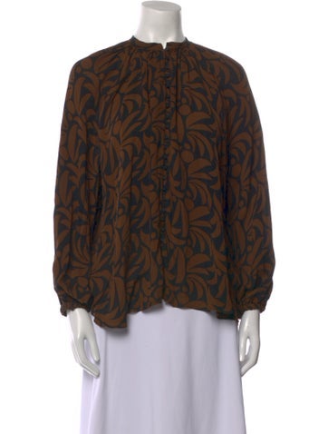 Matteau Tops Silk Printed Blouse S