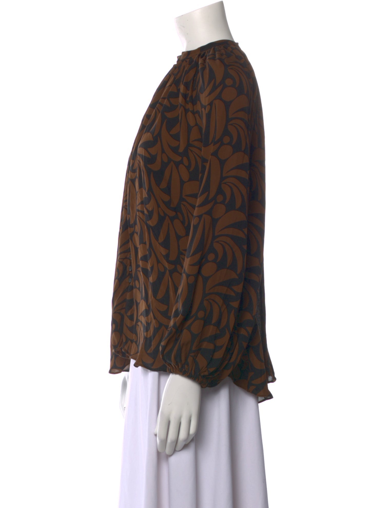 Matteau Silk Printed Blouse