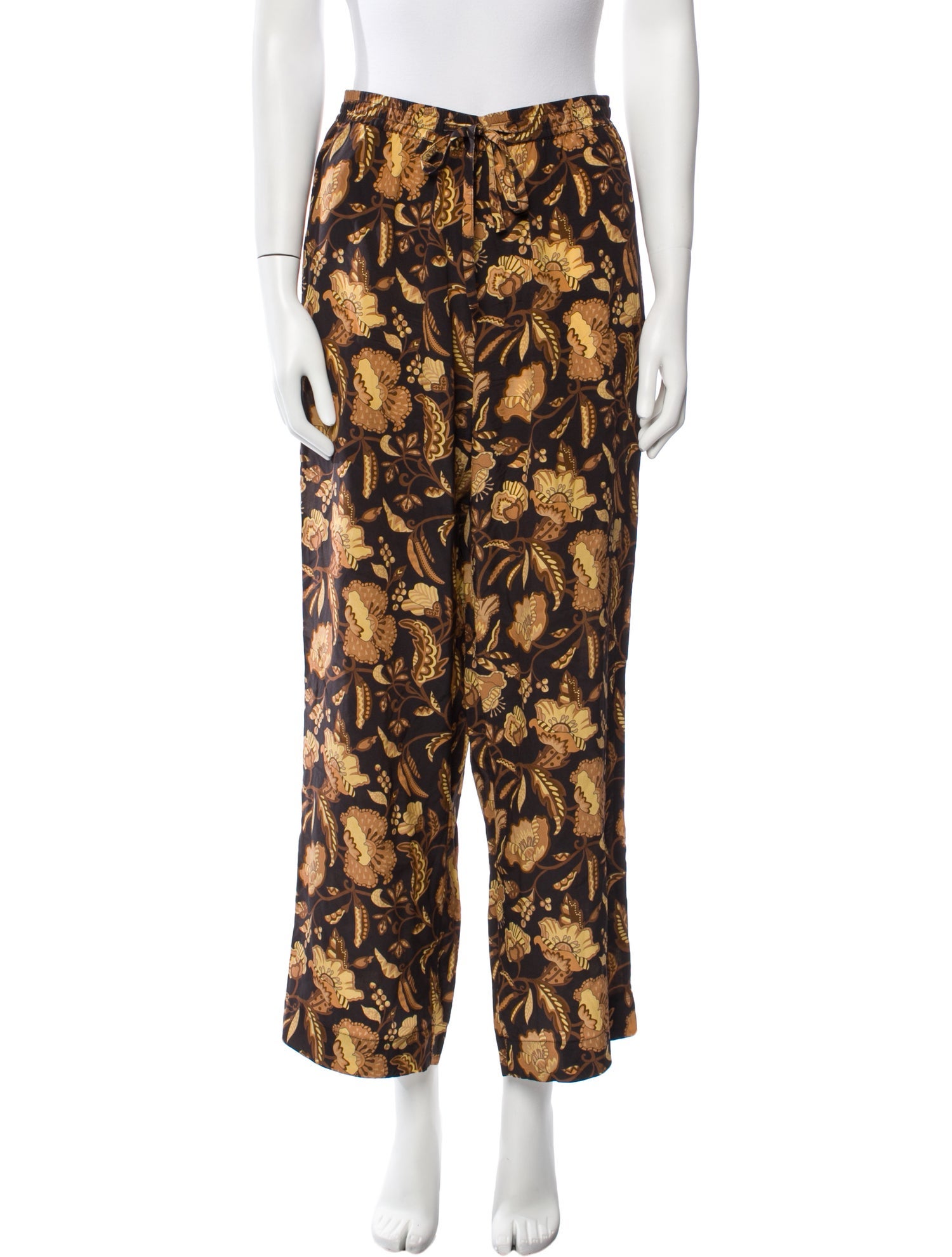 Matteau Silk Straight Leg Pants