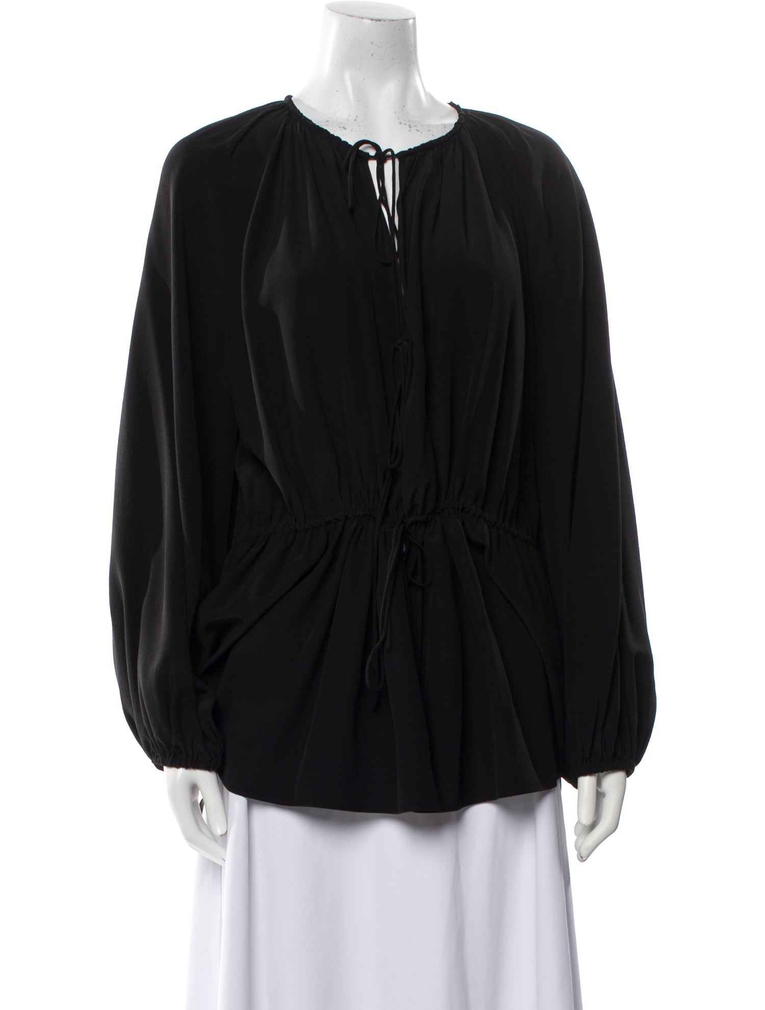 Matteau Silk V-Neck Blouse