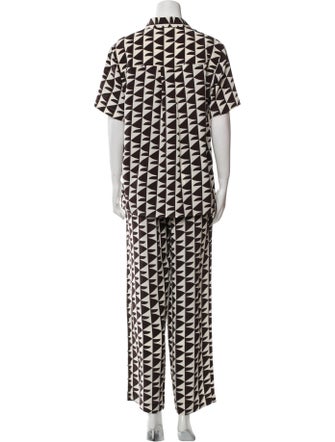 Matteau Silk Printed Pant Set
