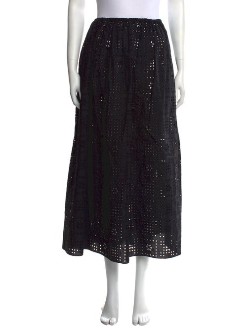 Matteau Lace Trim Embellishment Midi Length Skirt