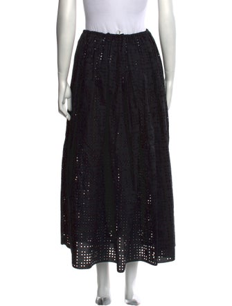 Matteau Lace Trim Embellishment Midi Length Skirt