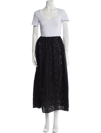 Matteau Lace Pattern Skirt Set