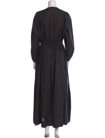 Matteau V-Neck Long Dress