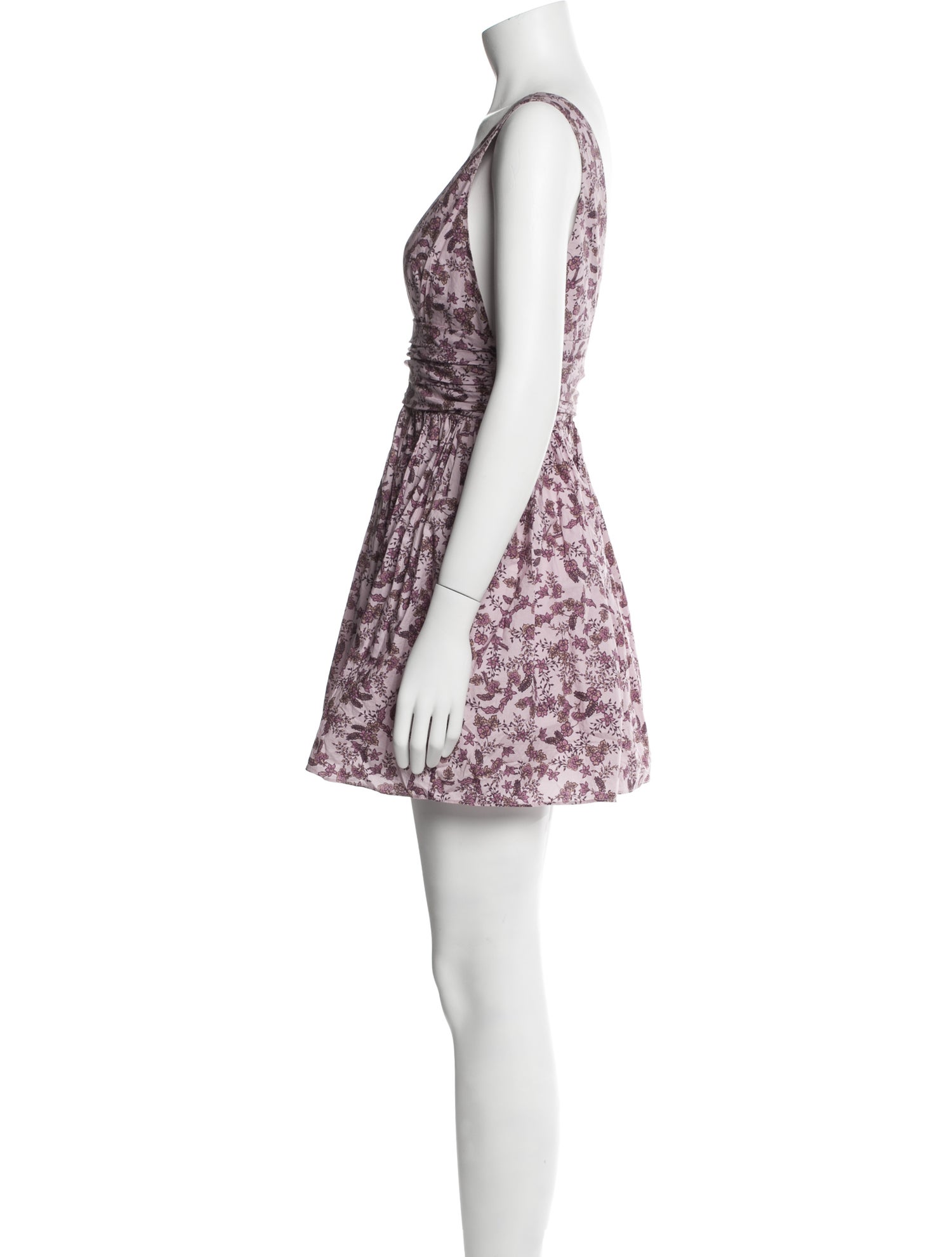 Matteau Floral Print Mini Dress