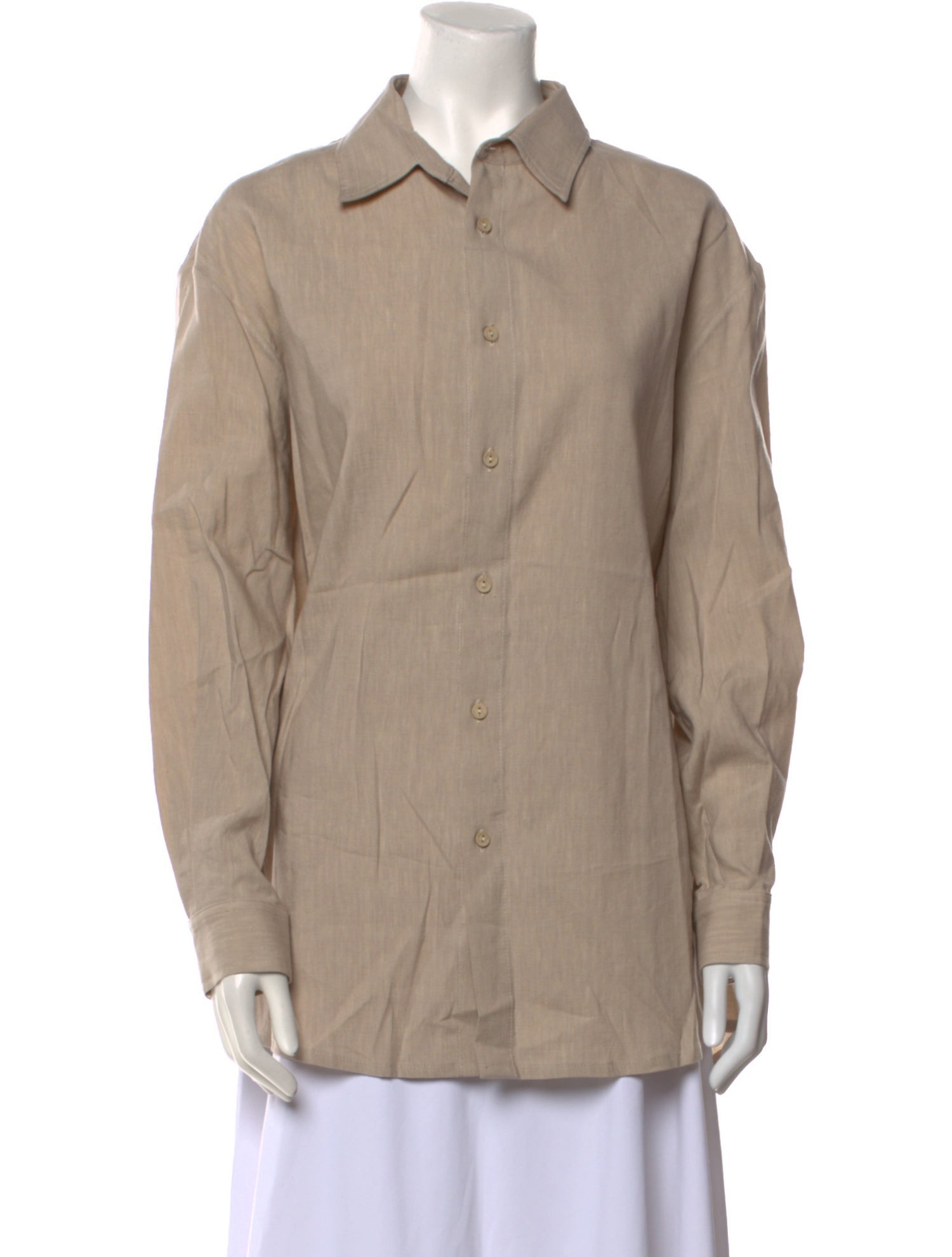 Matteau Linen Long Sleeve Button-Up Top