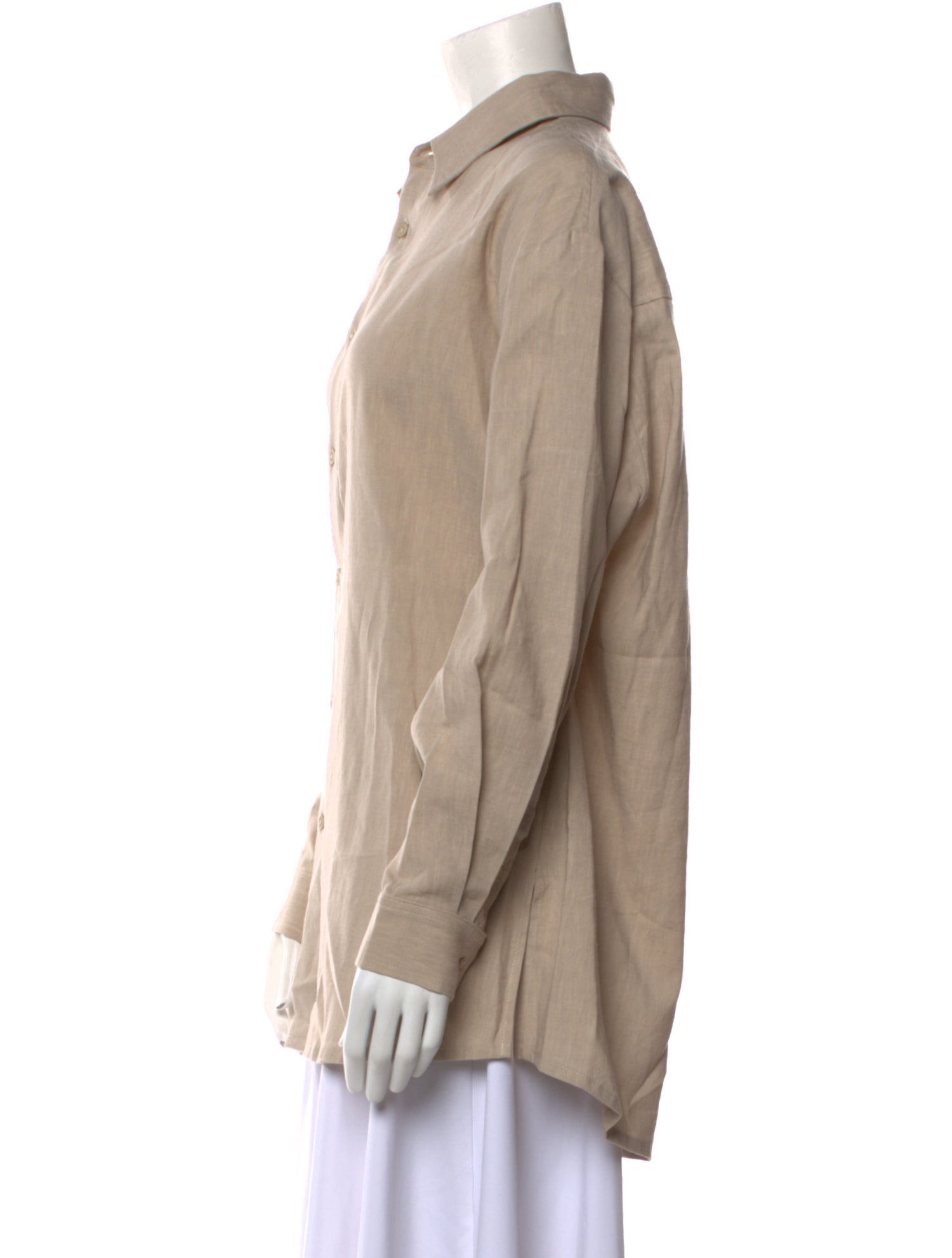Matteau Linen Long Sleeve Button-Up Top