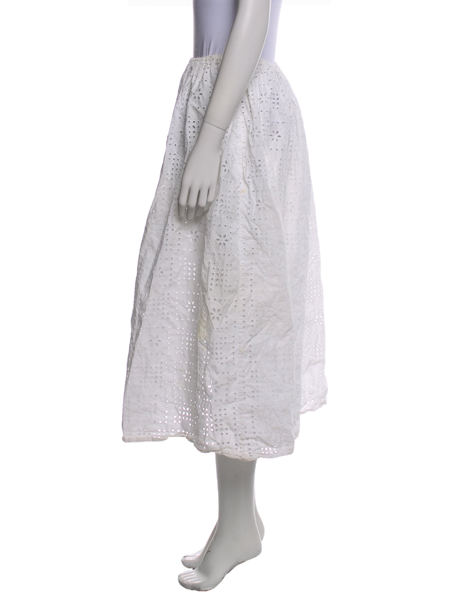 Matteau Eyelet Midi Length Skirt