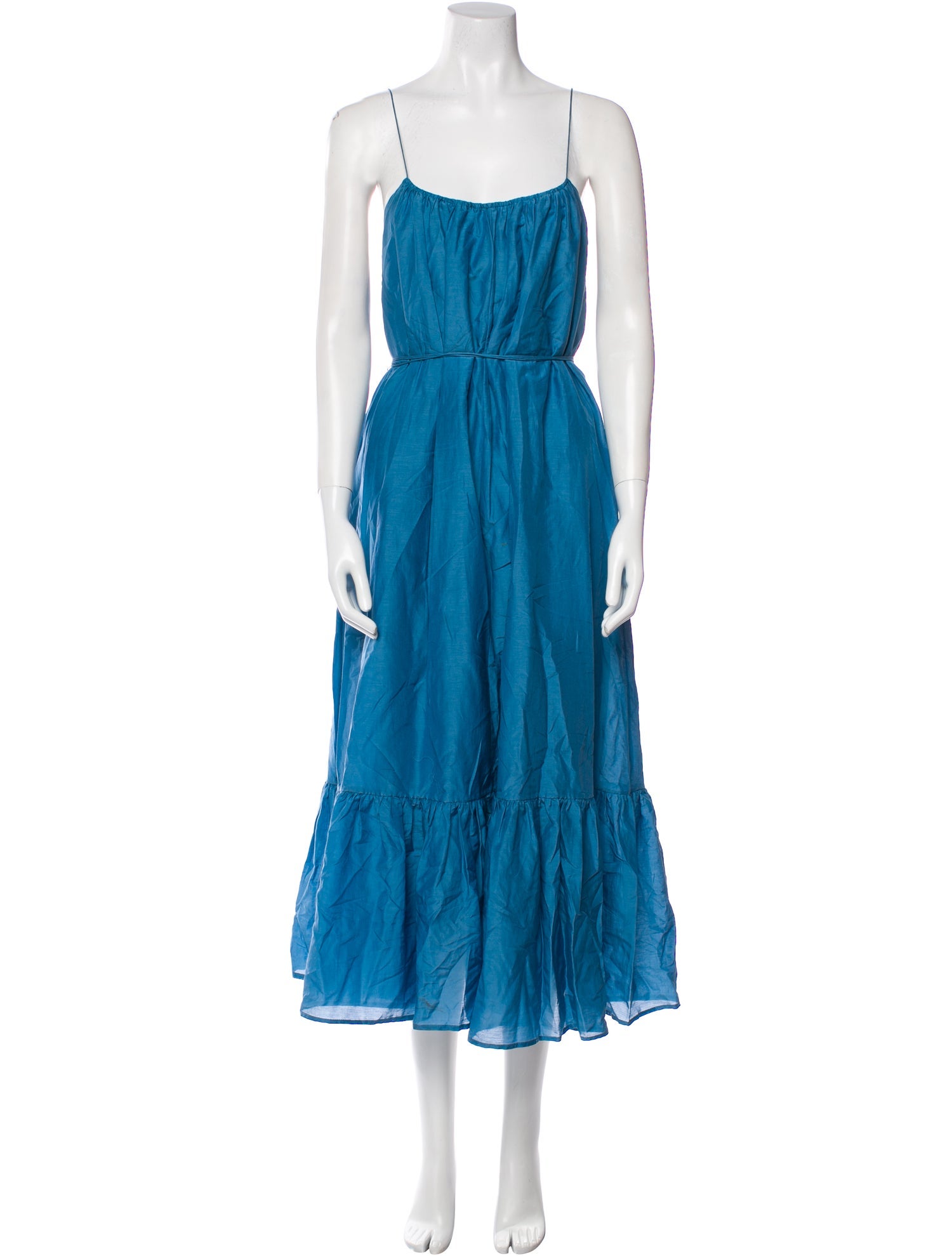 Matteau Square Neckline Midi Length Dress