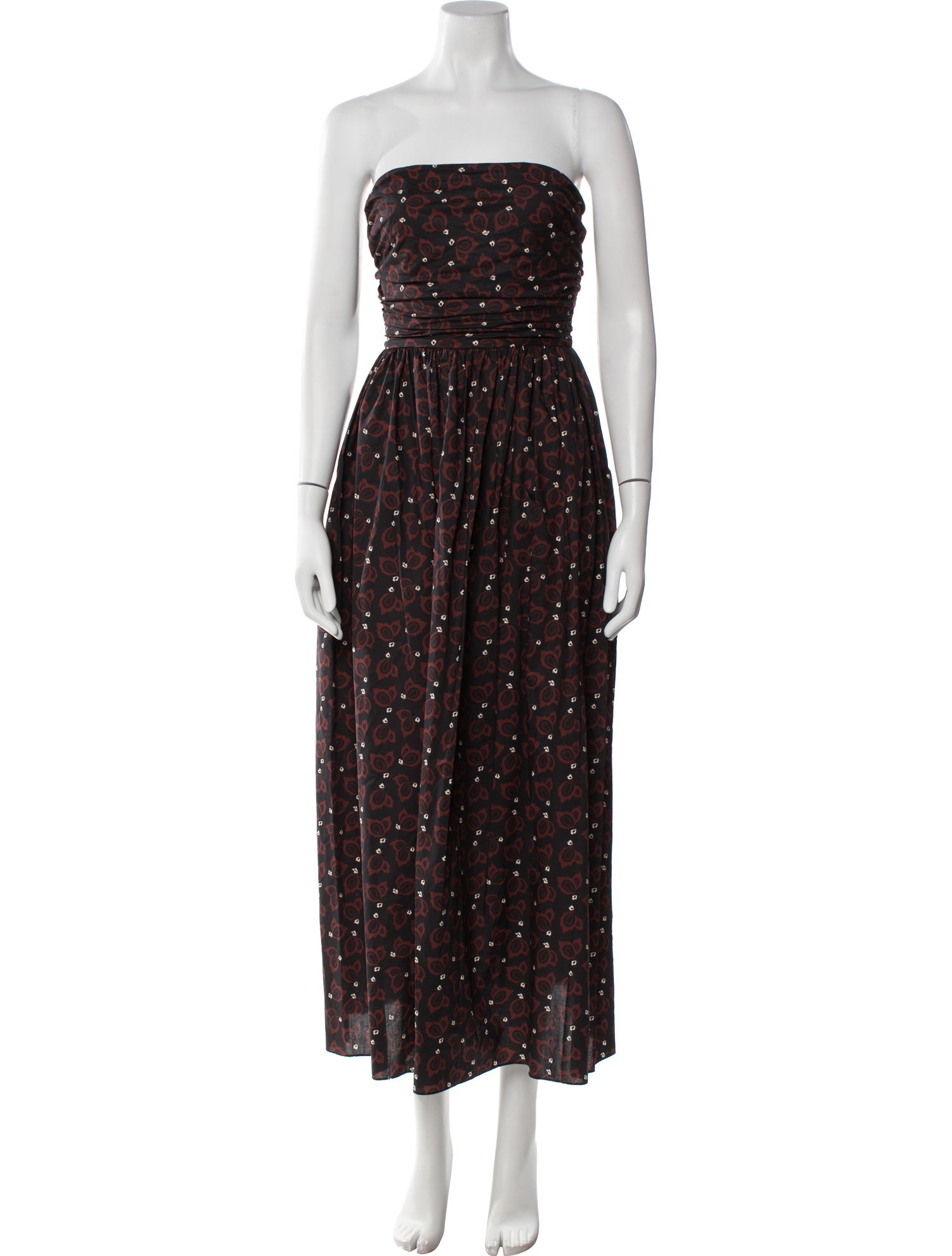 Matteau Polka Dot Print Long Dress