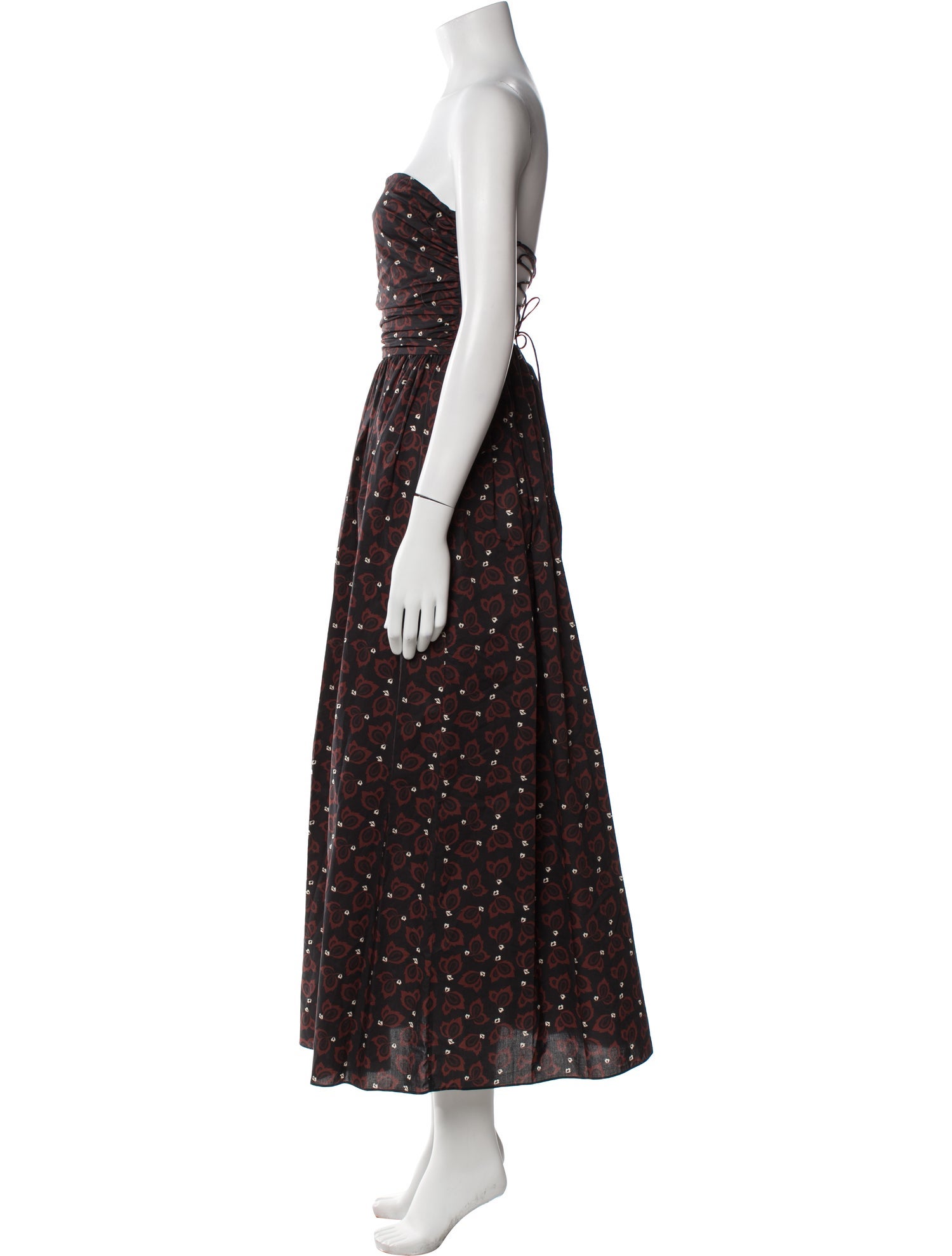 Matteau Polka Dot Print Long Dress