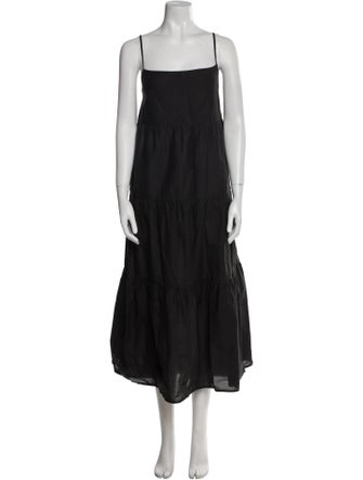 Matteau Square Neckline Long Dress