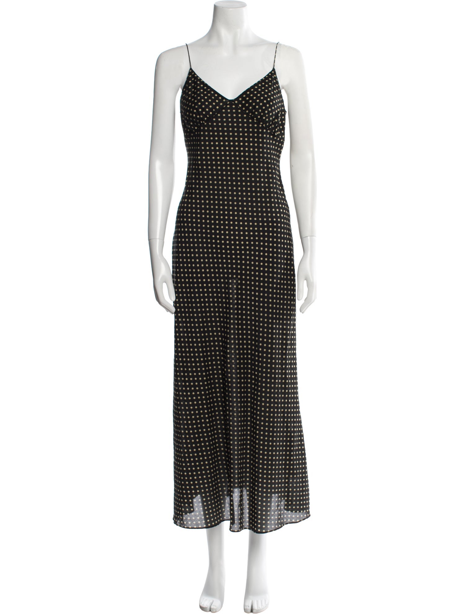 Matteau Polka Dot Print Long Dress