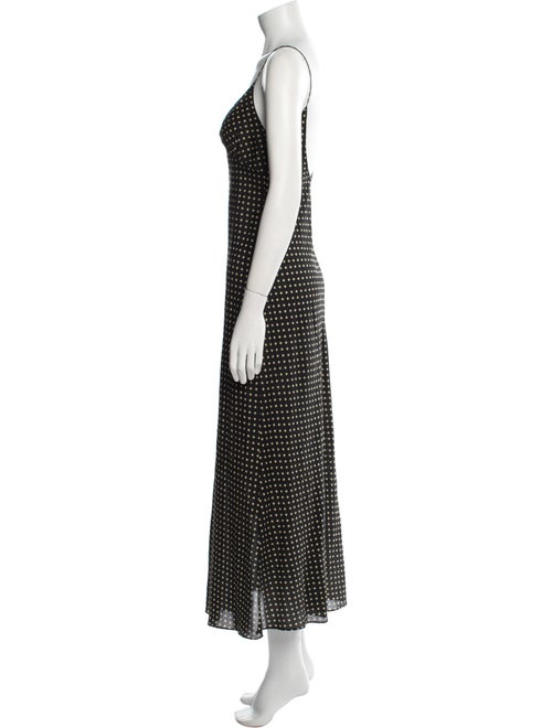 Matteau Polka Dot Print Long Dress
