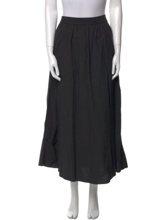 Matteau Ruffle Embellishment Midi Length Skirt