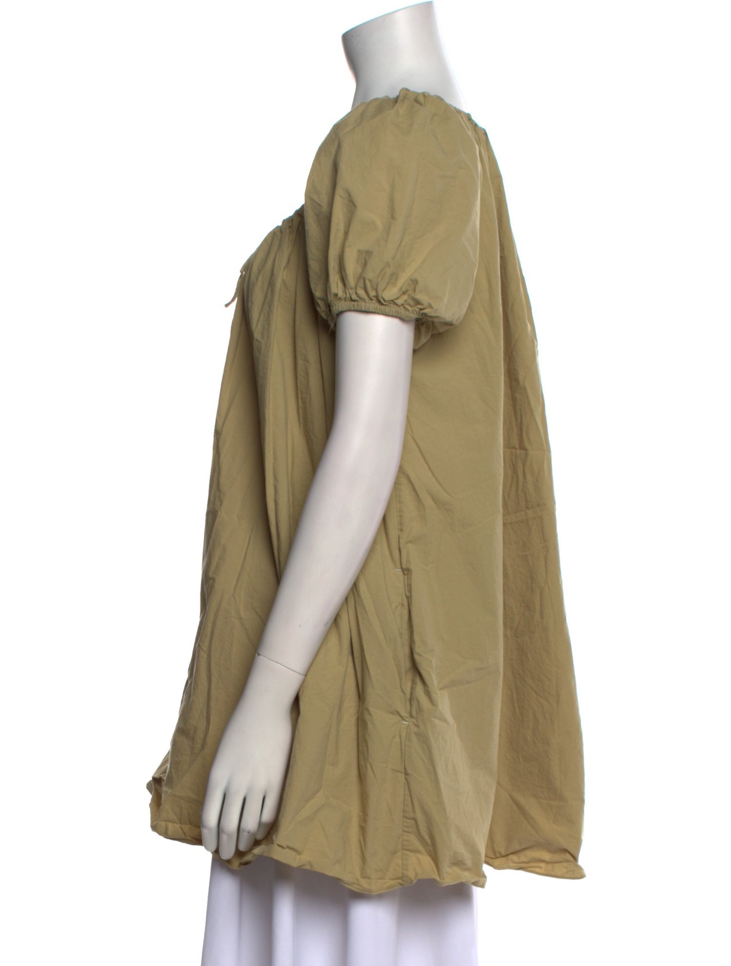 Matteau Square Neckline Short Sleeve Blouse