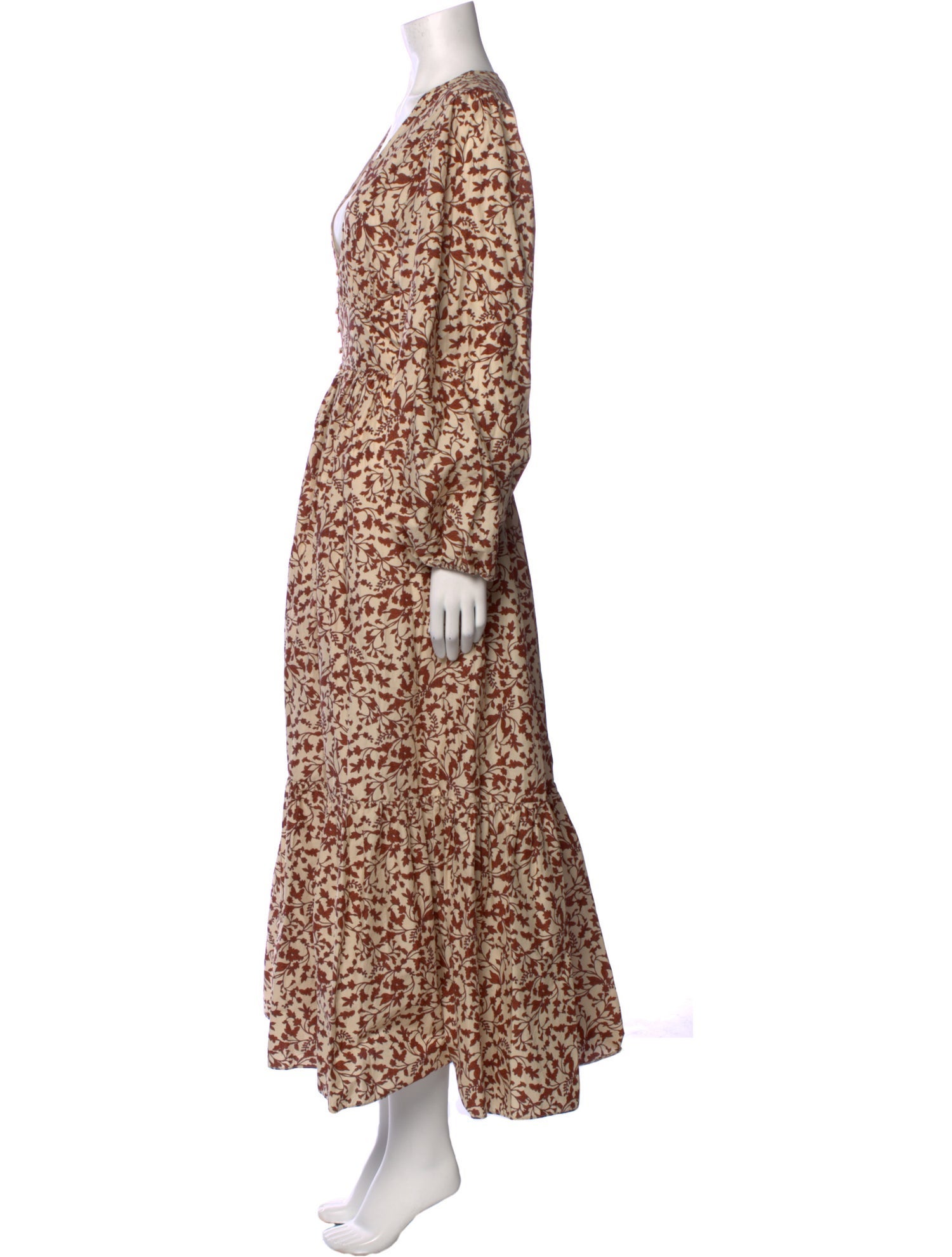 Matteau Floral Print Long Dress w/ Tags