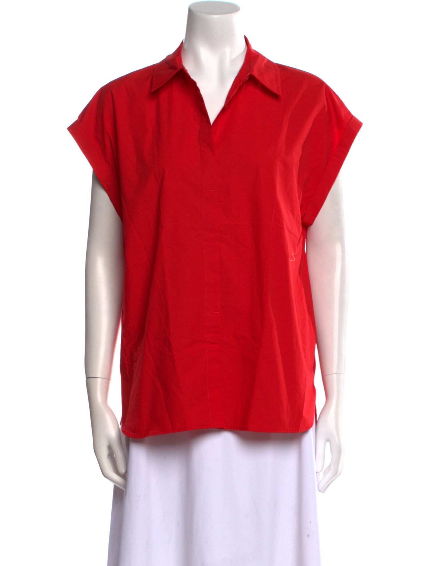 Matteau V-Neck Short Sleeve Blouse