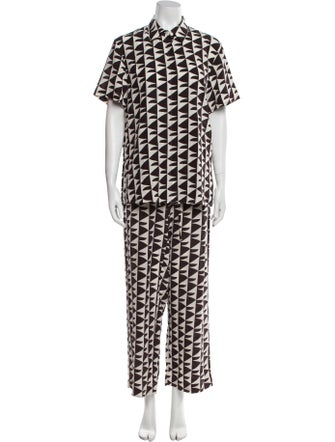 Matteau Silk Printed Pant Set