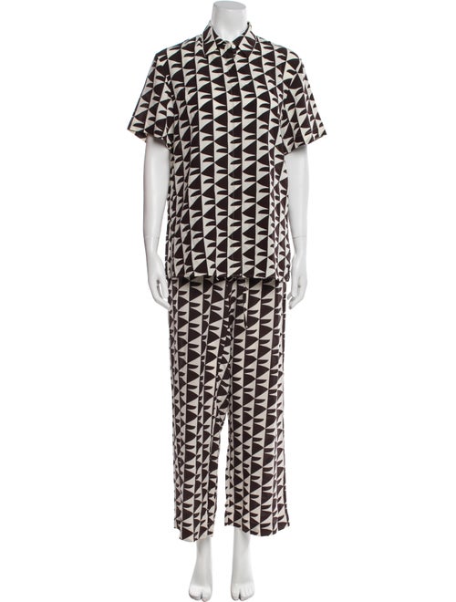 Matteau Silk Printed Pant Set