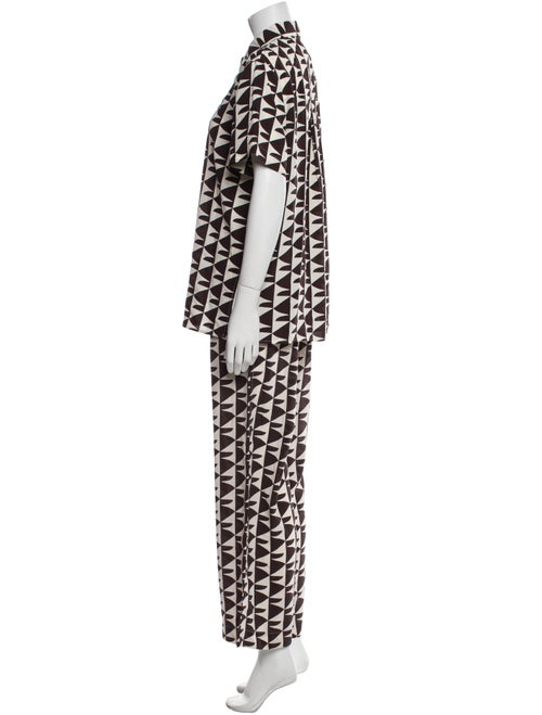 Matteau Silk Printed Pant Set