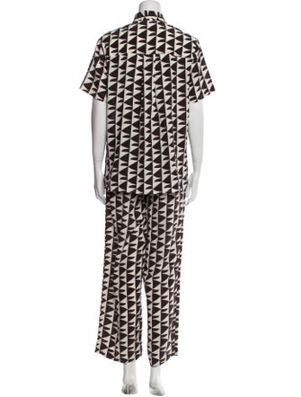 Matteau Silk Printed Pant Set